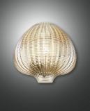 Fabas Luce Wandleuchte Olbia E27 250x150mm Champagner