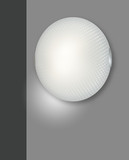 Fabas Luce Connie E27 Deckenleuchte Nickel satiniert und weiss 3747-61-102