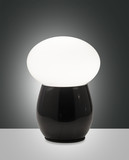 Fabas Luce Freddy E27 Tischleuchte dimmbar Schwarz 3752-30-101
