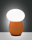 Fabas Luce Freddy E27 Tischleuchte dimmbar Amber 3752-30-125
