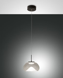 Fabas Luce Brena LED Pendelleuchte 10W dimmbar steuerbare Lichtfarbe Transparent 3755-41-241