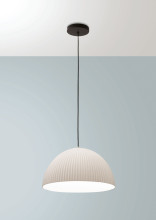 Fabas Luce Carola E27 Pendelleuchte Weiss 3757-40-102