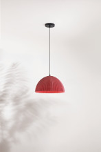 Fabas Luce Carola E27 Pendelleuchte Bordeaux 3757-40-133