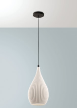 Fabas Luce Lisa E27 Pendelleuchte Weiss 3759-40-102