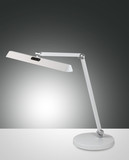 Fabas Luce Beba LED Tischleuchte 12W dimmbar steuerbare Lichtfarbe Weiss 3775-30-102
