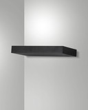 Fabas Luce LED Wandleuchte Guia 24W 3000K warmweiss Schwarz Metall 24x13cm