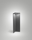 Fabas Luce FOLD DARK GREY LED Poller / Solar 2,7W dimmbar warmweiß Dunkel Grau 6538-10-299