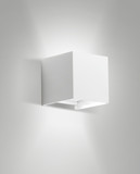 Fabas Luce CUBA WHITE LED Wandleuchte 12W warmweiß Weiss 6541-21-254