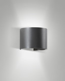 Fabas Luce CODY DARK GREY LED Wandleuchte 12W warmweiß Dunkel Grau 6542-21-294