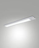 Fabas Luce LED Unterbauleuchte Riva 2W dimmbar 3000/4000/5700K CCT warm-/neutral-/tageslichtweiss Weiß Metall 40x4cm