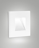 Fabas Luce SWAY WHITE LED Stufenbeleuchtung 3W warmweiß Weiss 6574-02-254