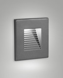 Fabas Luce SWAY DARK GREY LED Stufenbeleuchtung 3W warmweiß Dunkel Grau 6574-02-294