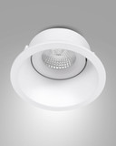 Fabas Luce Einbauleuchte Toodle rund GU10 Weiß Metall Ø9cm