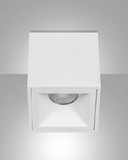 Fabas Luce Deckenleuchte Perez GU10 Weiß Alu 9x9cm
