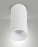 Fabas Luce LED Deckenleuchte Ray 15W IP40 3000K warmweiss Weiß Alu Ø7cm