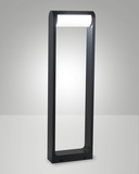 Fabas Luce LED Pollerleuchte Wild 12W IP65 3000K warmweiss schwenkbar Dunkelgrau Metall 18x7cm