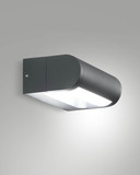Fabas Luce LED Wandleuchte Wild 12W IP65 3000K warmweiss schwenkbar Dunkelgrau Metall 18x11cm