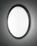 Fabas Luce LED Außen-Wandleuchte Preston 300x110mm 14W Neutralweiß IP65 Schwarz, made in Italy 8019282063018