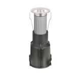 Fabas Luce ABILENE 2 SILVER LED Außeneinbauleuchte 2.8W warmweiß Edelstahl 6909-02-024