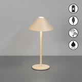 FHL Prato LED Tischleuchte 1W dimmbar Akku warmweiss sandfarben 850763