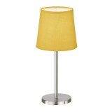 FHL Eve Design-Tischlampe gelb E14 nickel 850225