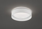 FHL Delia LED Deckenlampe 20W Stoffschirm weiß 37cm