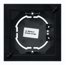 Gira 0219005 Aufputzgehäuse 1-fach flach System 55 Schwarz m