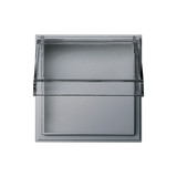 Gira 040965 Adapterrahmen Klappdeckel transparent Gira TX_44 (WG UP) F Alu