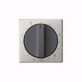 Gira 0640600 Abdeckung Knebel Zeitschalter 15 min System 55 Edelstahl