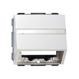 Gira 0870112 Datenhaube Tragring + Beschriftungsfeld Flächenschalter Reinweiß