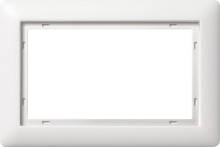 Gira 100104 Abdeckrahmen 1,5-fach Standard 55 Reinweiß m