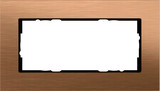 Gira 100238 Abdeckrahmen 2-fach ohne Mittelsteg Gira Esprit Bronze