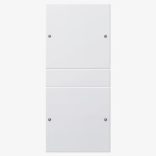 Gira 218227 Wippenset 2-fach (1+1) System 55 Reinweiß m(lack.)