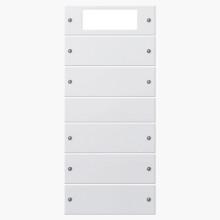 Gira 219503 Wippenset 5-fach Plus (2+3) System 55 Reinweiß(lack.)