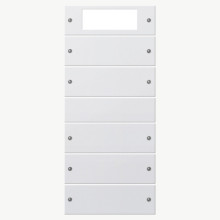 Gira 219527 Wippenset 5-fach Plus (2+3) System 55 Reinweiß m(lack.)