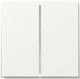 Gira 349566 Wippe 2-fach gerade Gira TX_44 Reinweiß