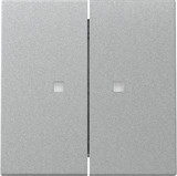 Gira 363126 Wippe 2-fach Kontrollfür System 55 F Alu