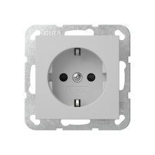 Gira 4183015 SCHUKO-Steckdose SP Schraubklemmen System 55 Grau m