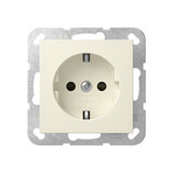 Gira 418301 SCHUKO-Steckdose SP Schraubklemmen System 55 Cremeweiß