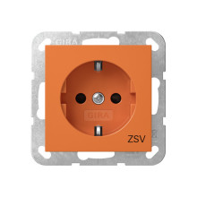 Gira 4453109 SCHUKO-Steckdose SP ZSV System 55 Orange
