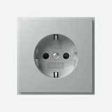 Gira 445365 SCHUKO-Steckdose SP (IP20) Gira TX_44 F Alu