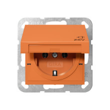 Gira 4454109 SCHUKO-Steckdose KD ZSV System 55 Orange