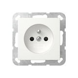 Gira 448527 Steckdose Erdstift + SP System 55 Reinweiß m