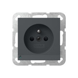 Gira 448928 Steckdose Erdstift LED-Leuchte + SP System 55 Anthrazit