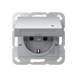 Gira 455226 SCHUKO-Steckdose KD Kontroll + SP System 55 F Alu