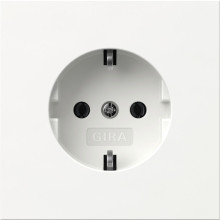 Gira 492070 Abdeckung SCHUKO-Steckdose Flächenschalter Reinweiß