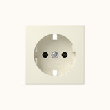 Gira 492101 Abdeckung SCHUKO-Steckdose SP System 55 Cremeweiß