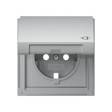 Gira 492265 Abdeckung SCHUKO-Steckdose KD Gira TX_44 F Alu