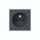 Gira 494528 Abdeckung Steckdose Erdstift SP System 55 Anthrazit