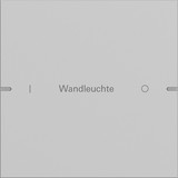 Gira 5031915 Wippenset 1-fach individuell Tastsensensor 4.95 Alum.Grau m(lack.)